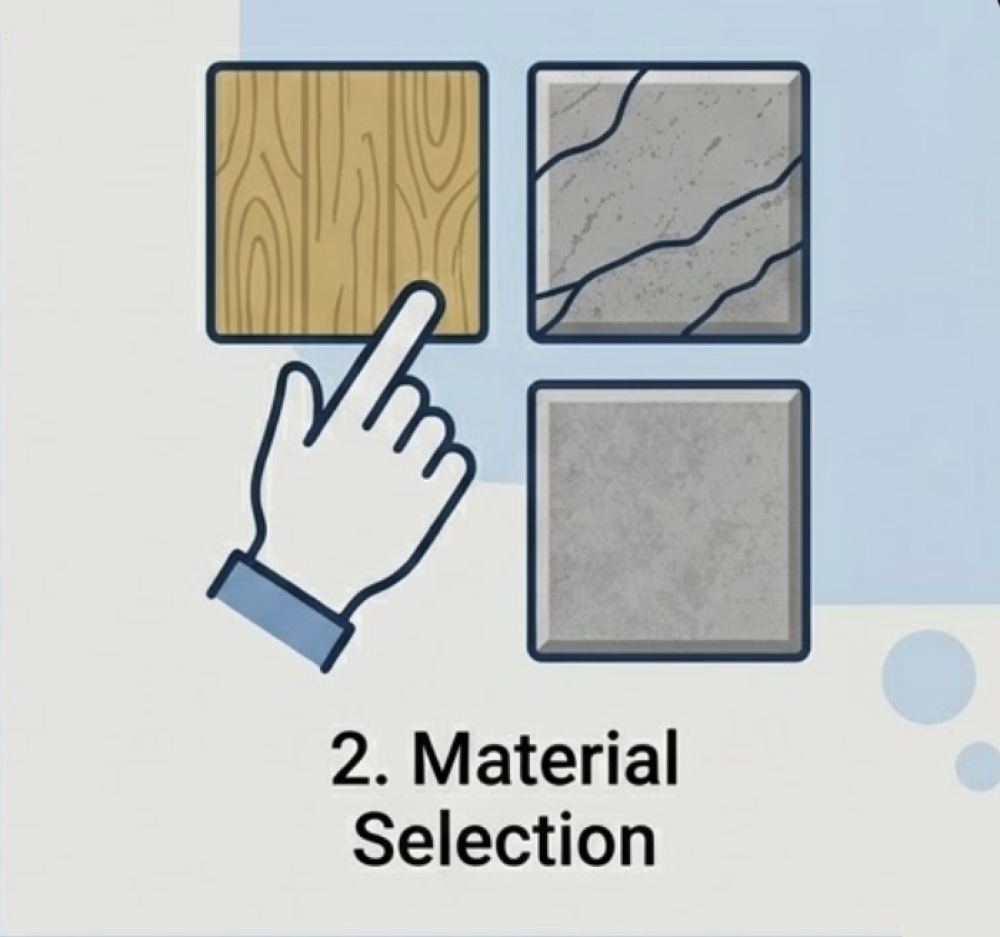 Material Selection Golden Circle Contracting